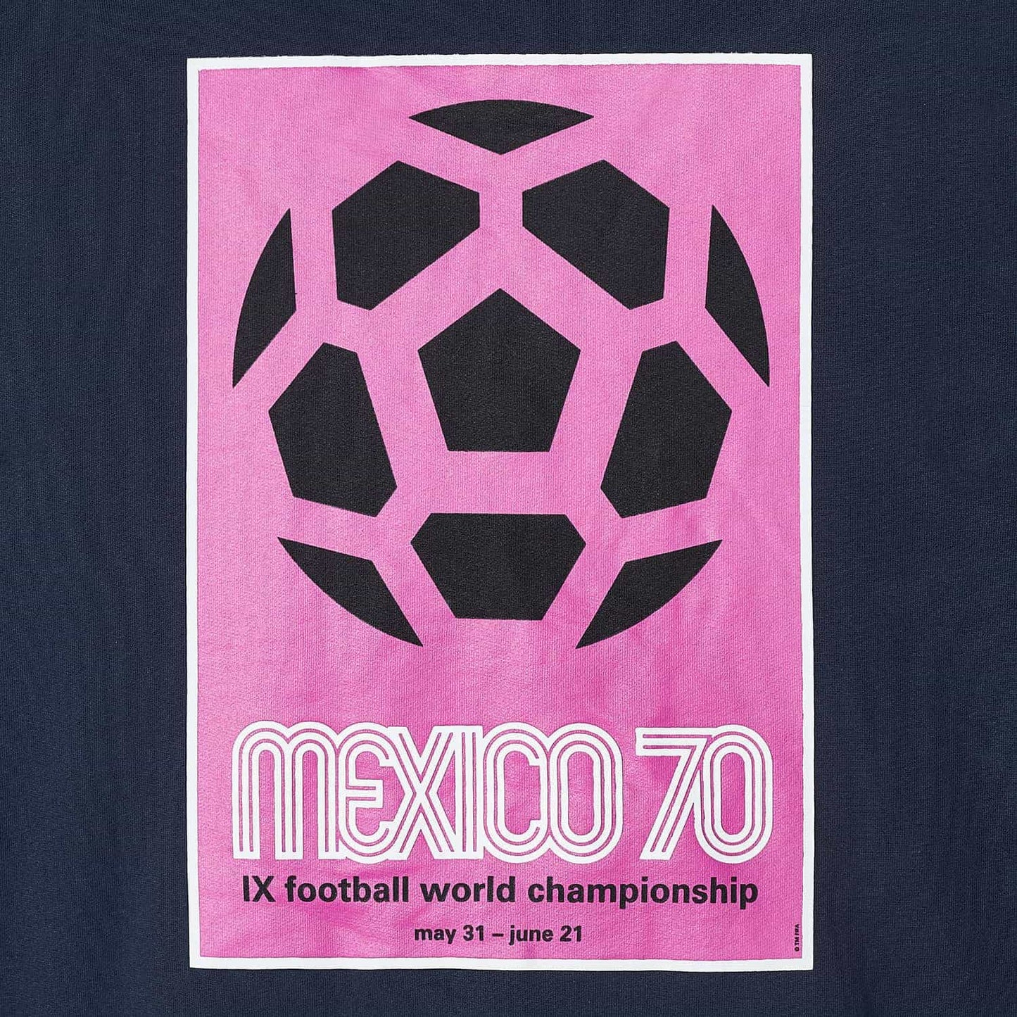 Veste à Capuche FIFA Classique Mexique '70 Bleu Marine - hommes