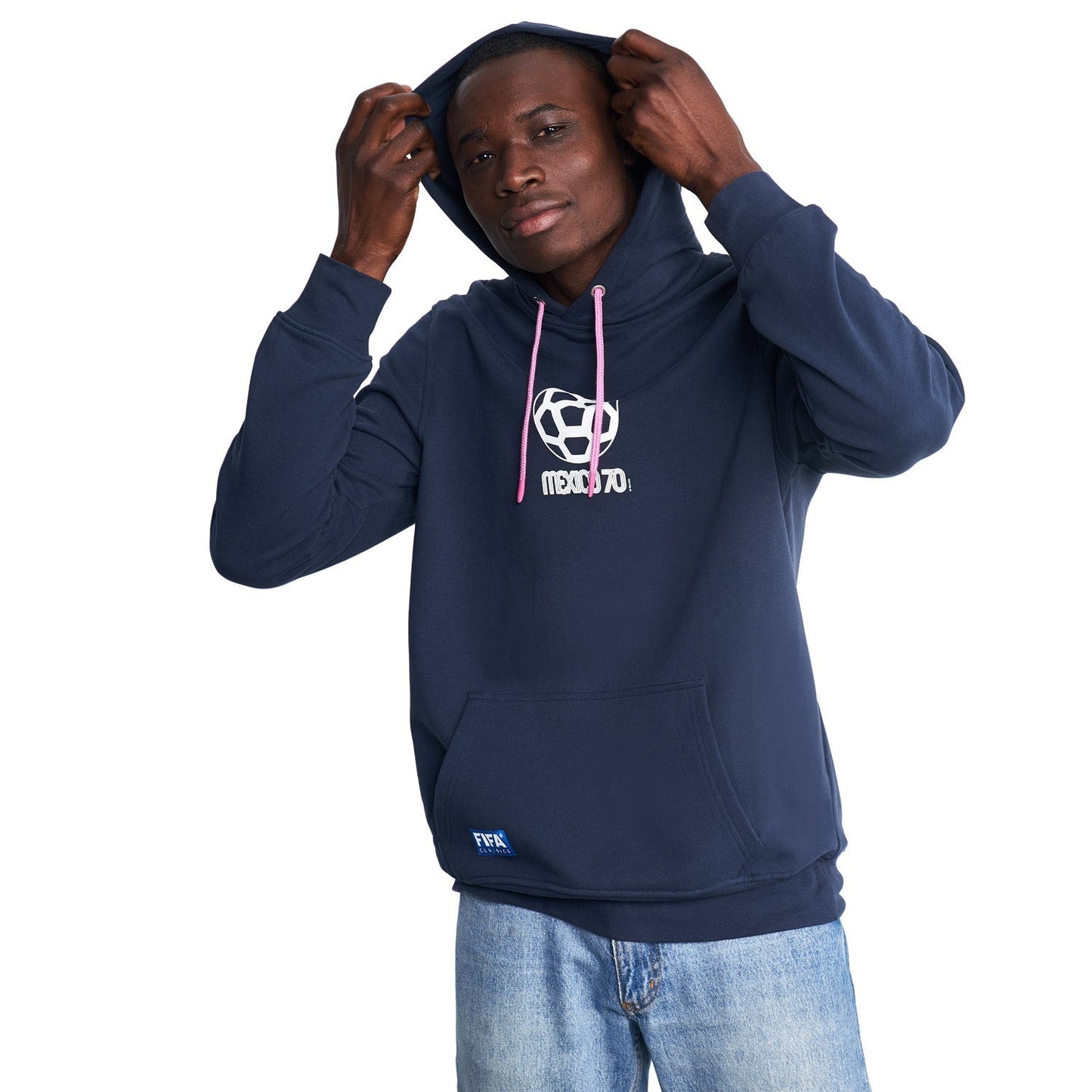 Veste à Capuche FIFA Classique Mexique '70 Bleu Marine - hommes