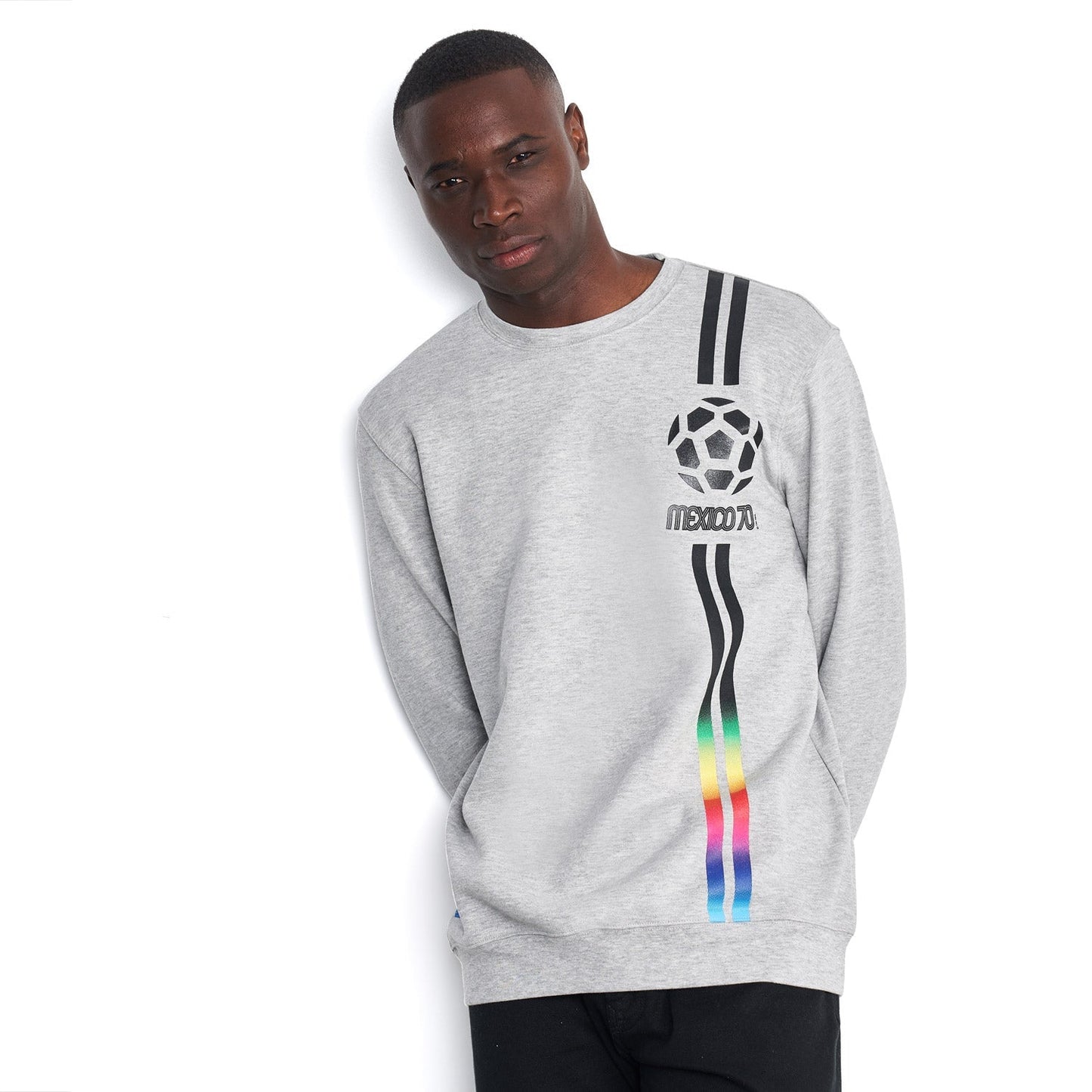 Sweat FIFA Classique Mexique '70 Gris - hommes
