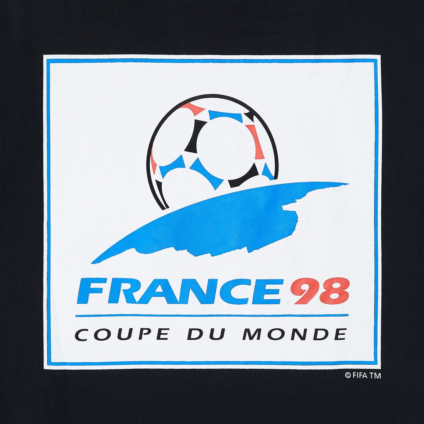 Veste à Capuche FIFA Classique France 98' Noir - hommes
