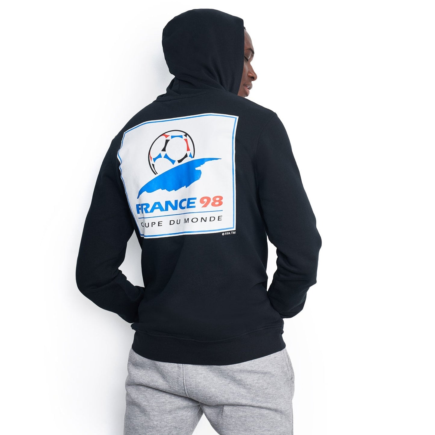 Veste à Capuche FIFA Classique France 98' Noir - hommes