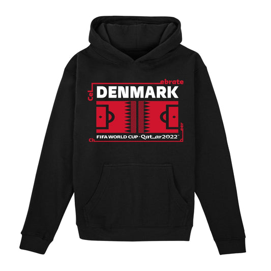 World Cup 2022 Futbol Nation Youth Hoodie Denmark