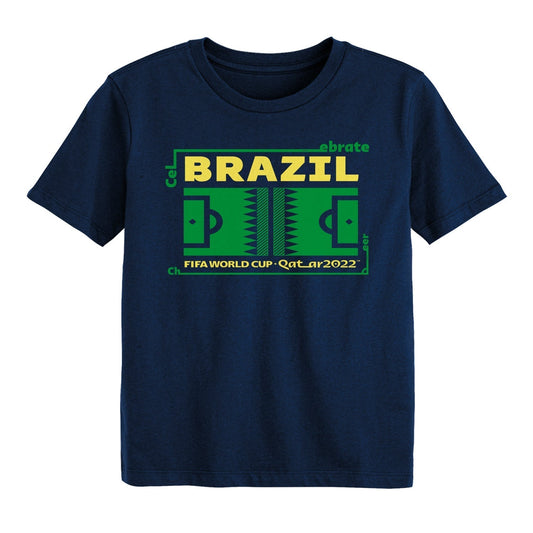 World Cup 2022 Futbol Nation Youth T-Shirt Brazil