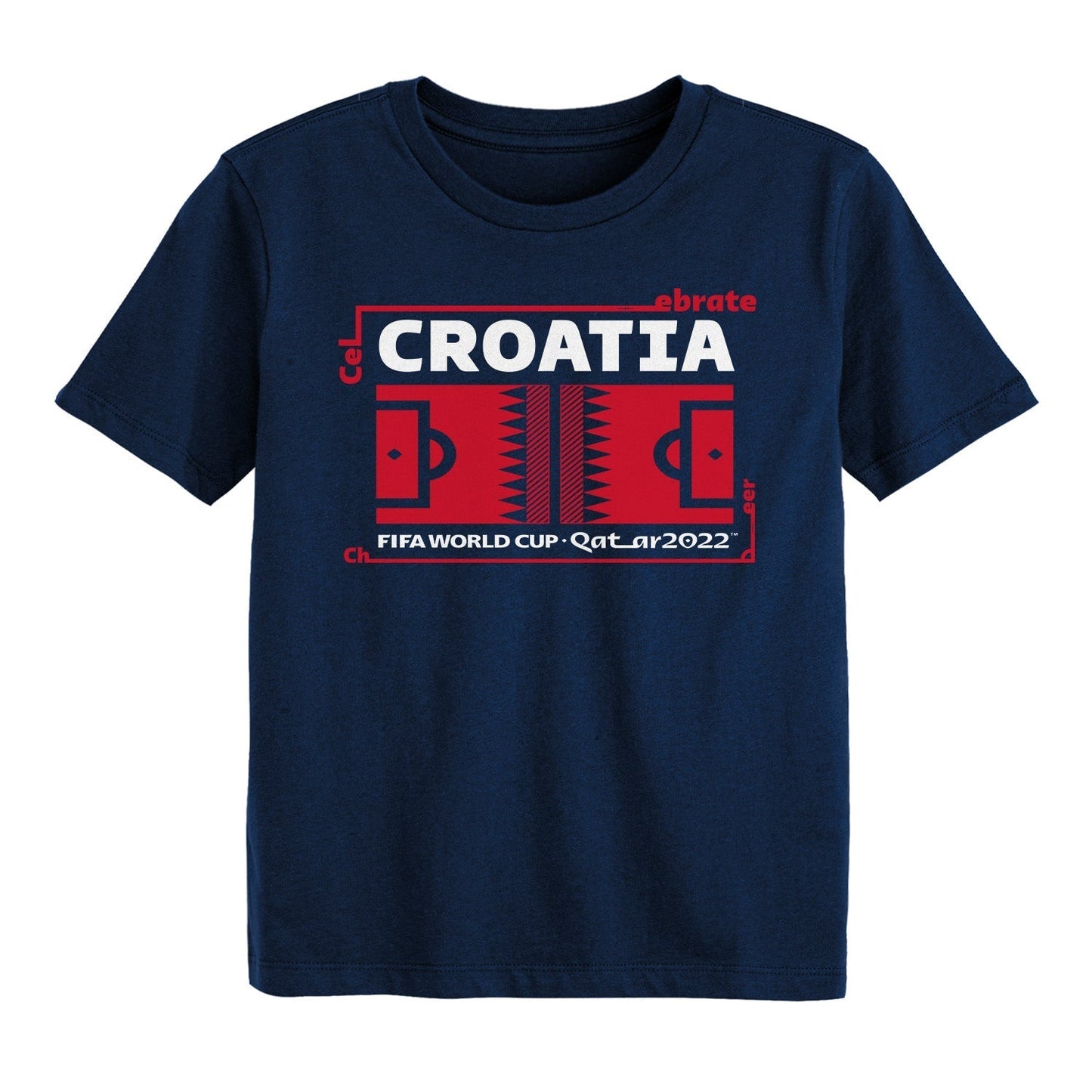 World Cup 2022 Futbol Nation Youth T-Shirt Croatia