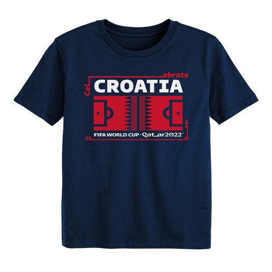 World Cup 2022 Futbol Nation Youth T-Shirt Croatia