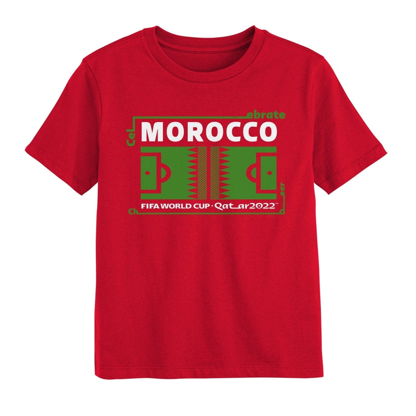 World Cup 2022 Futbol Nation Youth T-Shirt Morocco