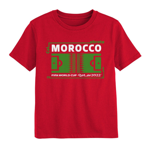World Cup 2022 Futbol Nation Youth T-Shirt Morocco