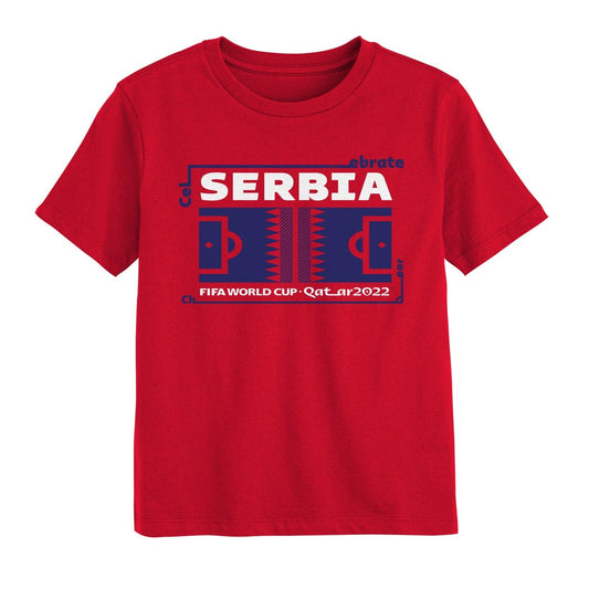 World Cup 2022 Futbol Nation Youth T-Shirt Serbia