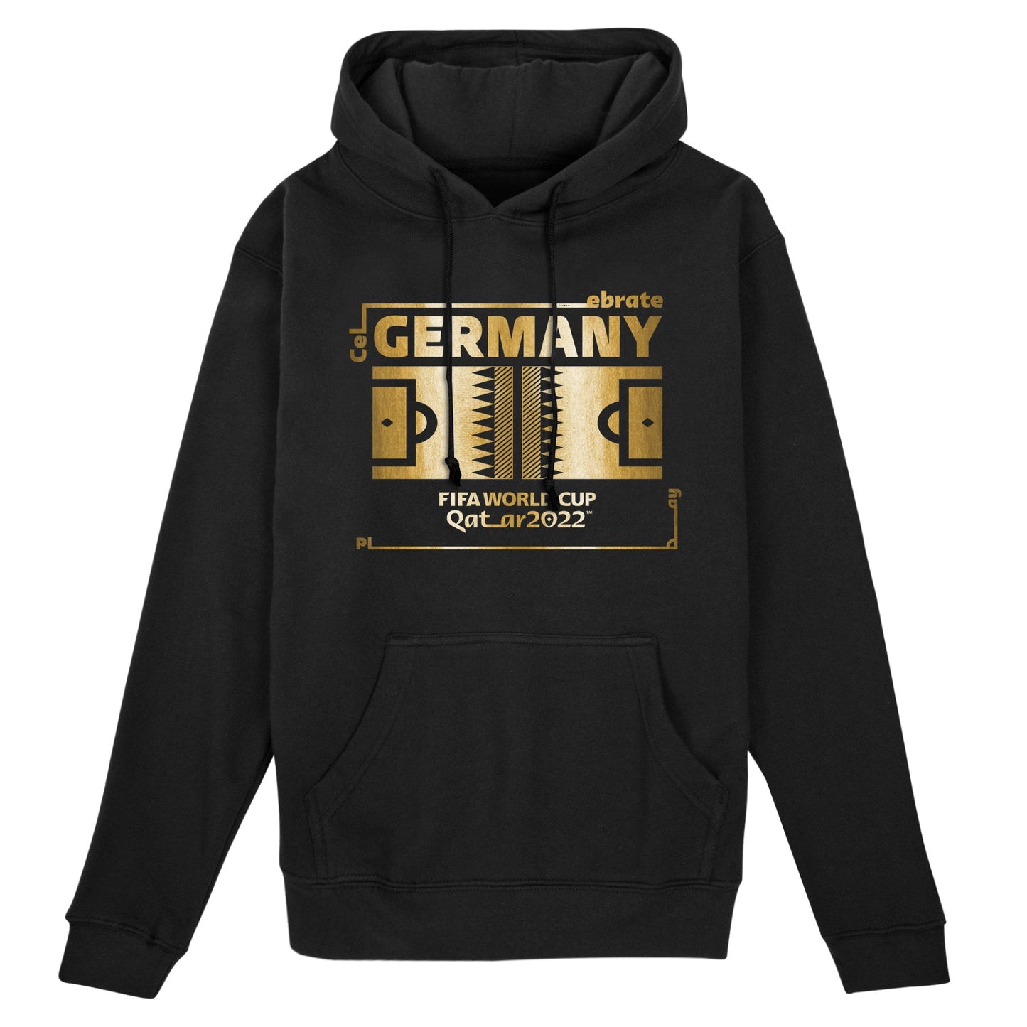 2022 World Cup Futbol Nation Hoodie Germany - Black