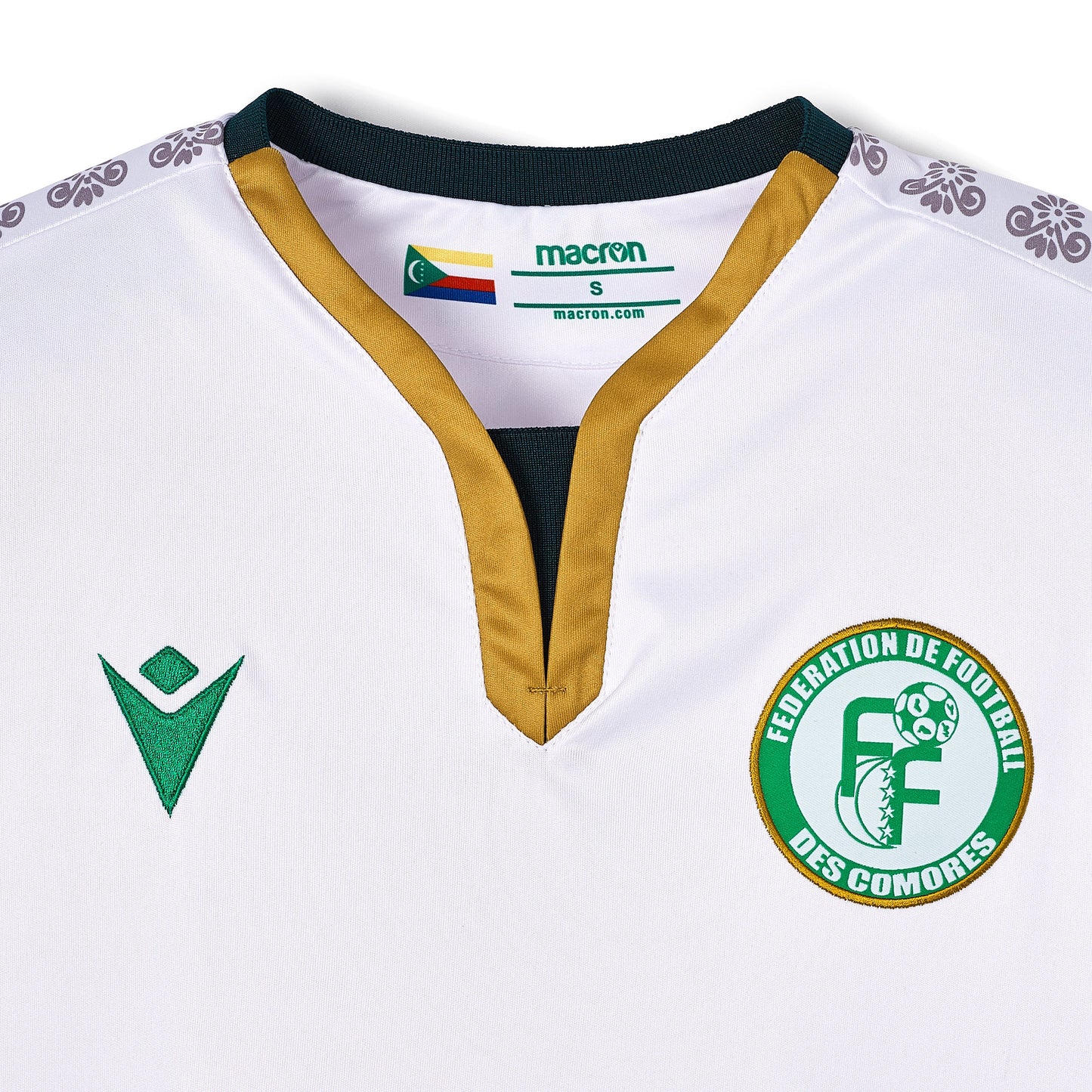 Macron Comoros Home Football Shirt - Mens