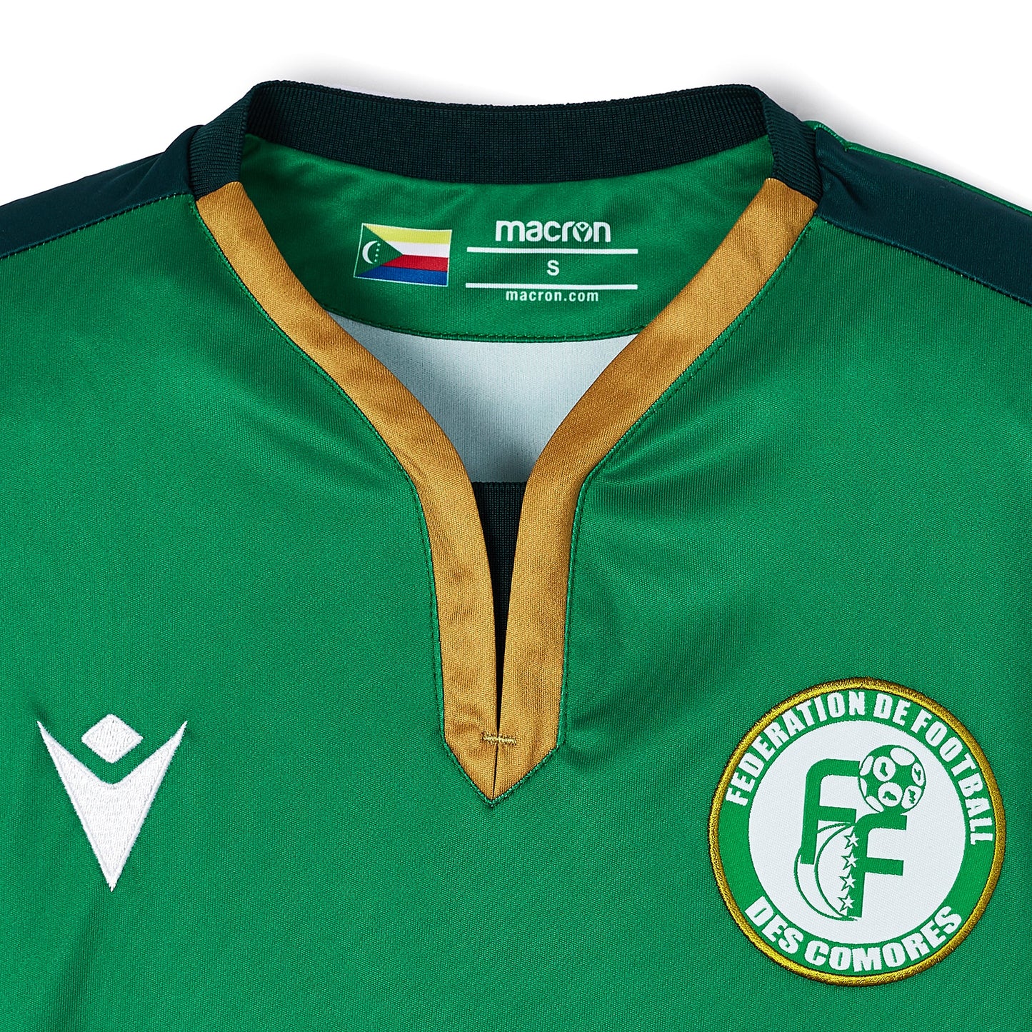 Macron Comoros Away Football Shirt - Mens