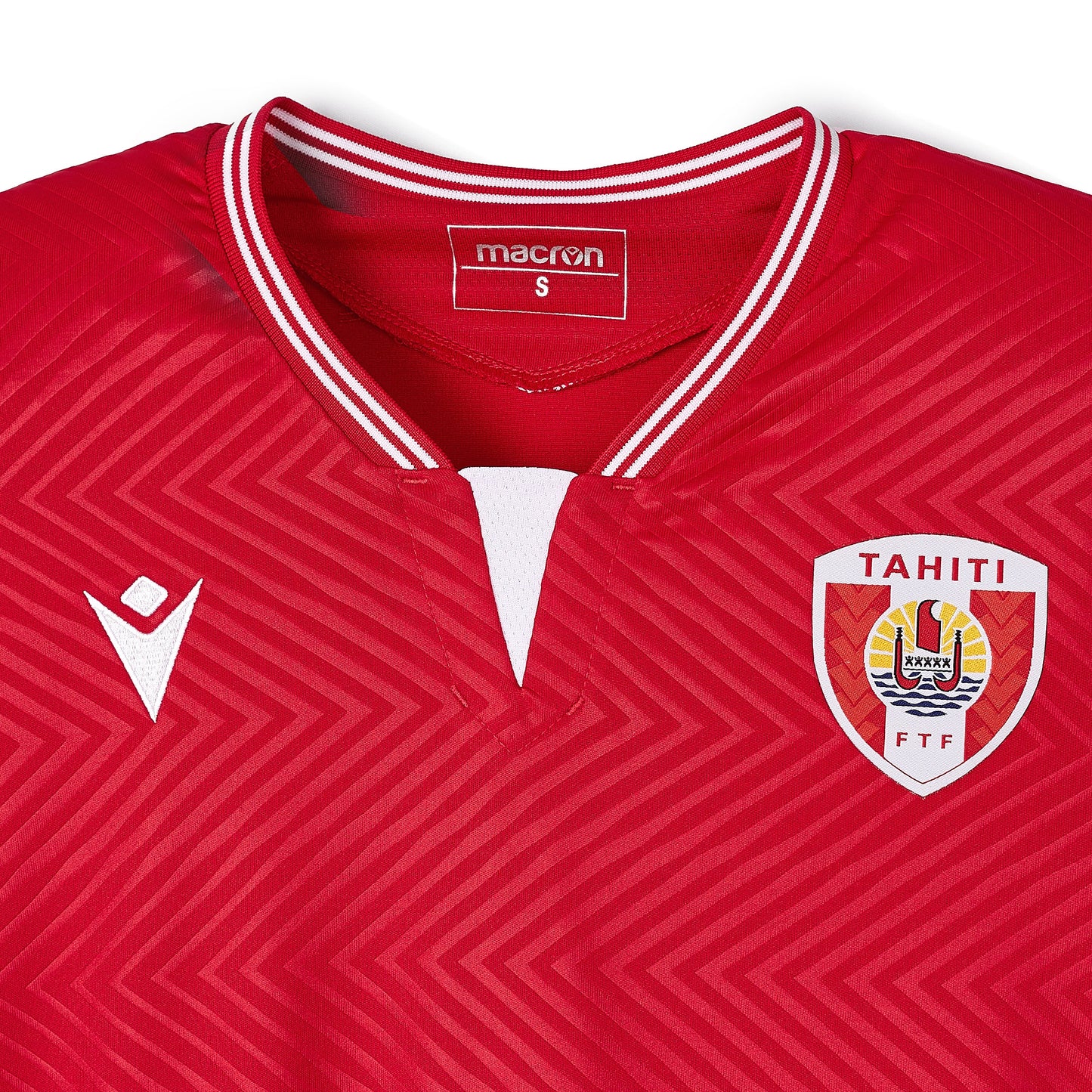 Macron Tahiti Home Football Shirt - Mens