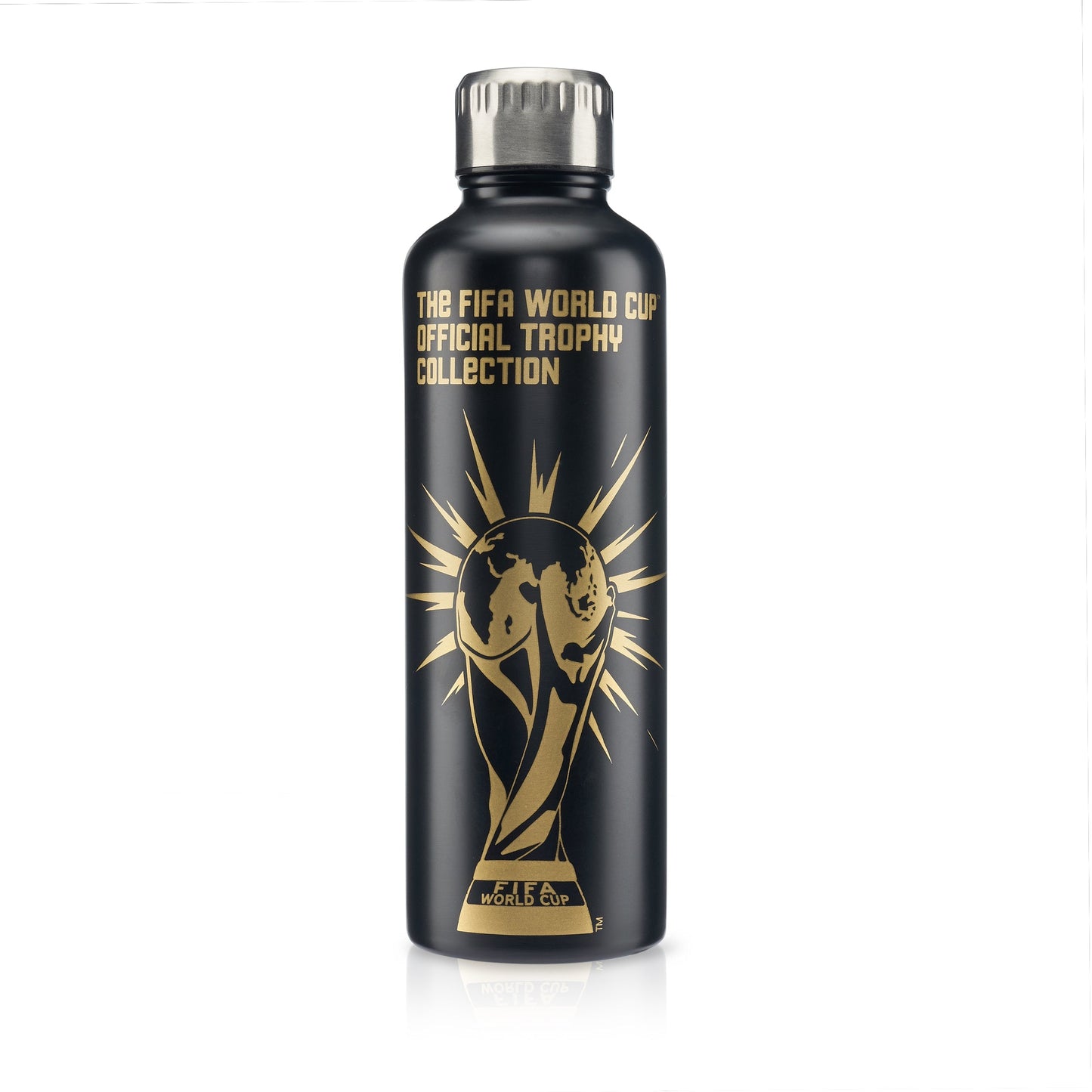 Bouteille d'Eau FIFA Métal Noir et Or