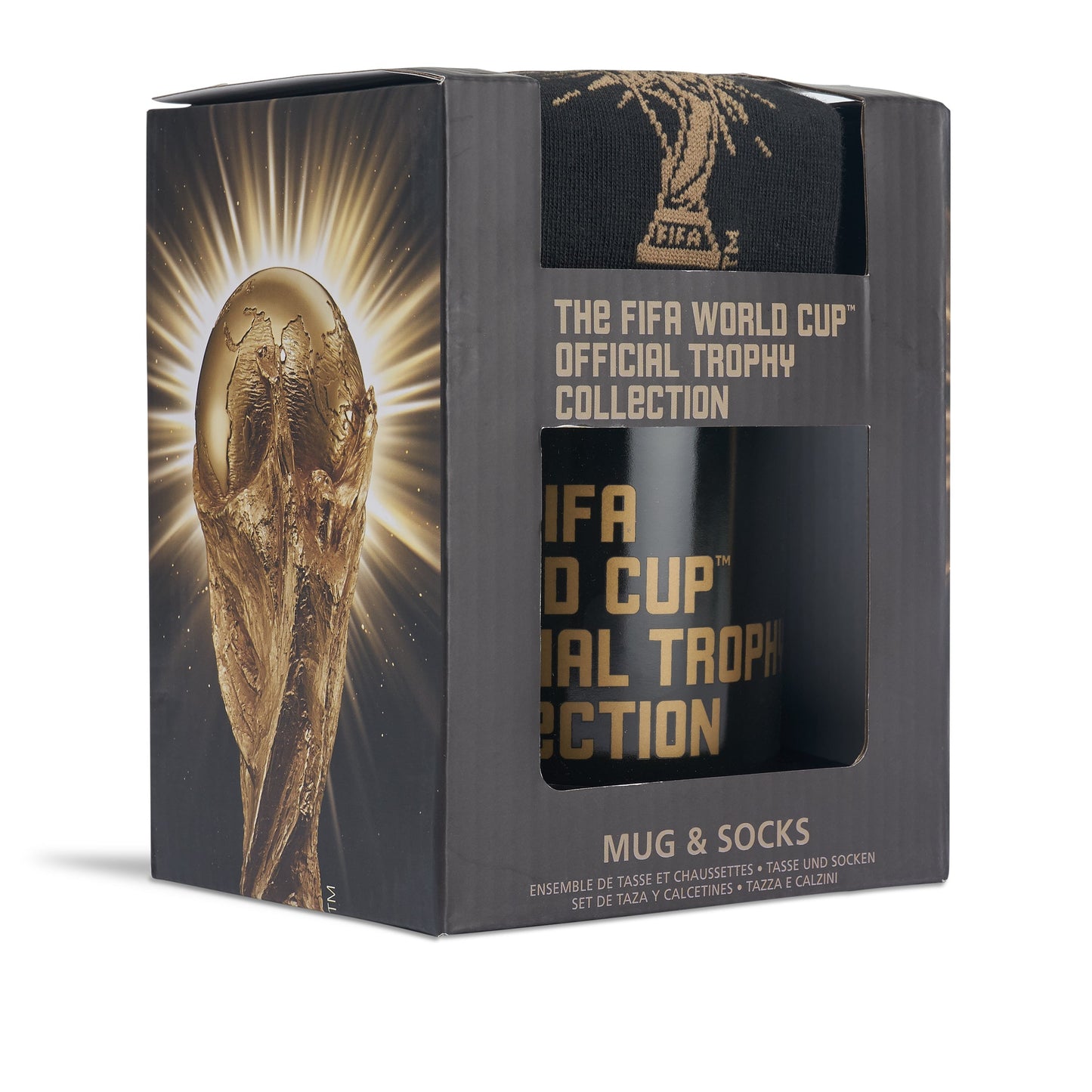 Tasse et Chaussettes FIFA Noir et Or