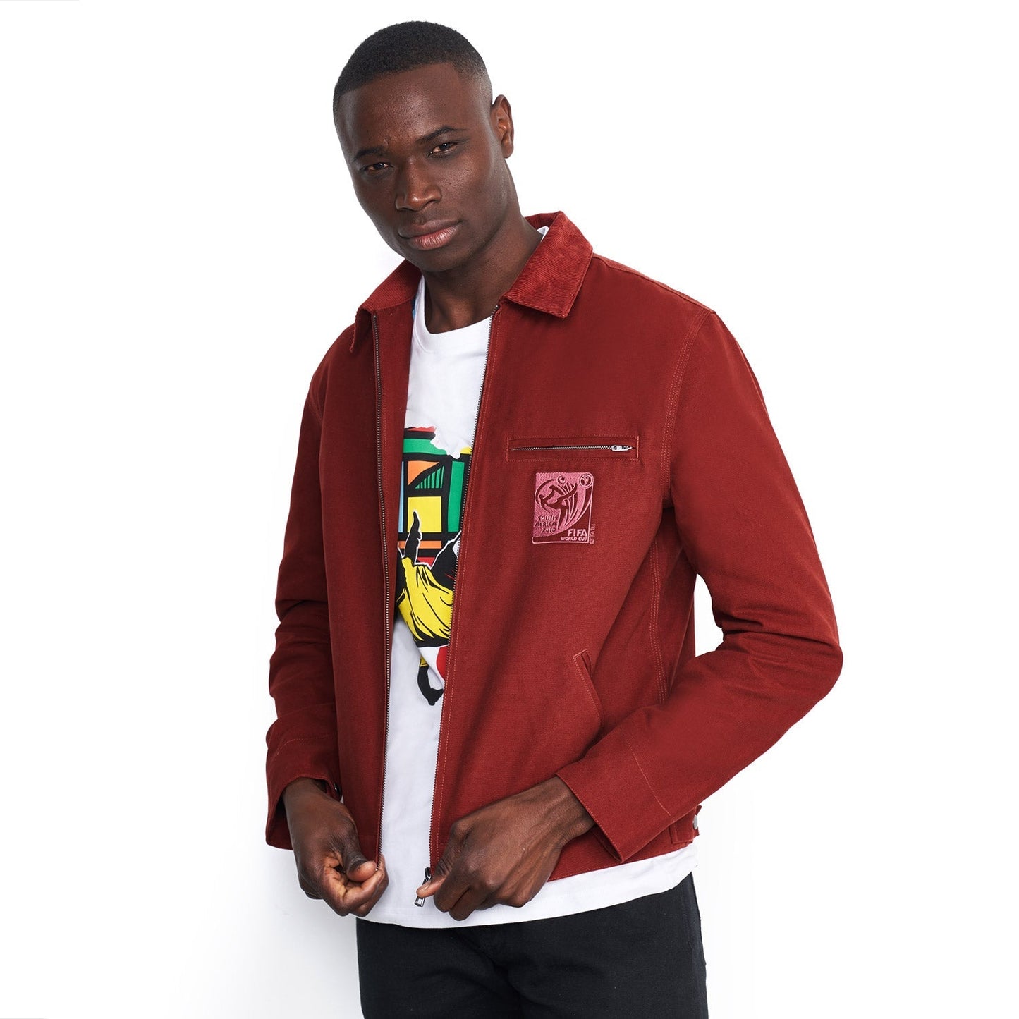 Veste FIFA Classique Afrique du Sud 10' Rouge - hommes